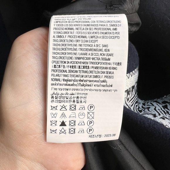 Bimba y Lola wool blazer blue - S/M - Picture 8 of 9